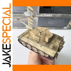 German Tiger Tank Model 1/72 Scale with Display Box