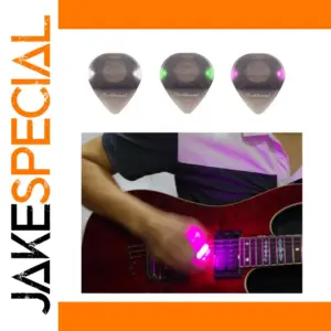 Glow-Inspired Heart-Shaped Guitar Pick with LED
