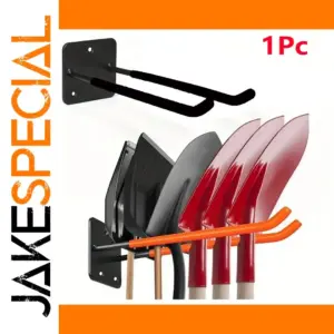 Heavy-Duty Garden Wall Hook Rack for Tools