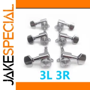 Chrome Locking Guitar Tuners 1:18 Gear Ratio