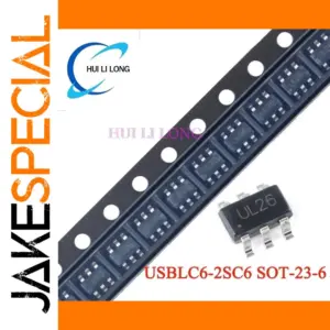 ESD Protection IC SOT-23-6 Pack of 10-50