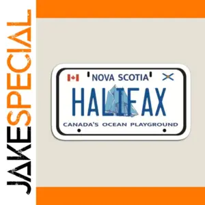 Halifax Seaside License Plate Magnet in 3 Sizes