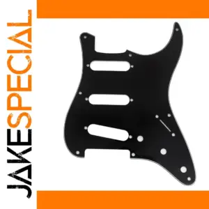 Black Pickguard for Vintage Strat Guitars