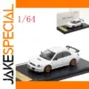 White Subaru Impreza GGA 1/64 Diecast Model