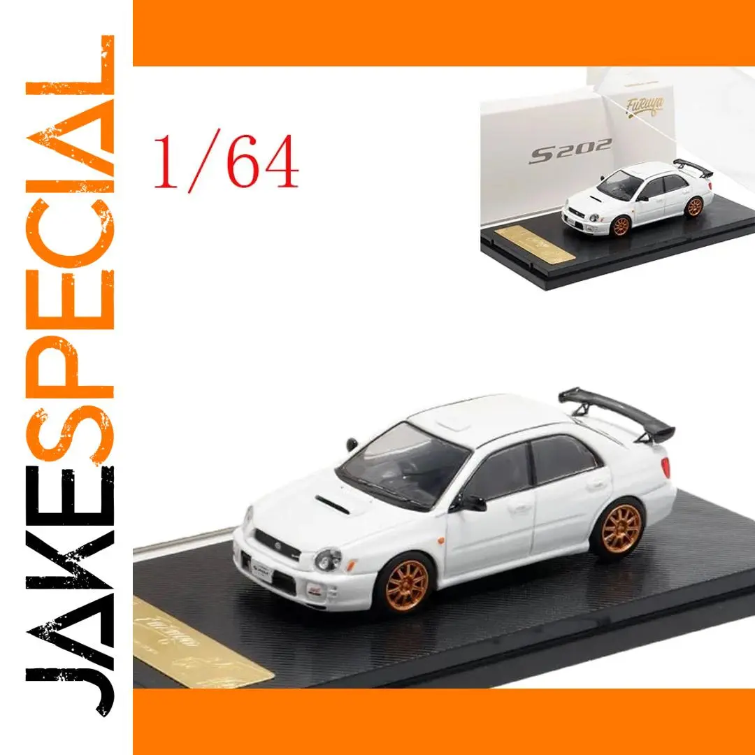 White Subaru Impreza GGA 1/64 Diecast Model 1 White Subaru Impreza GGA 1/64 Diecast Model