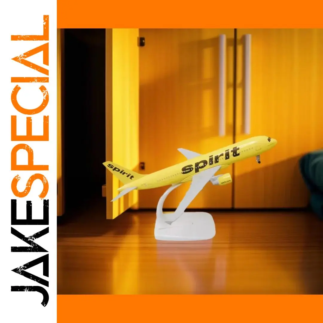 Spirit Airlines Airbus A320 Die-Cast Model 20cm 1 Spirit Airlines Airbus A320 Die-Cast Model 20cm