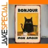 Vintage French Metal Wall Sign 20x30cm