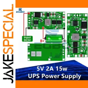 High-Performance 5V/2A UPS Module with 12V Support