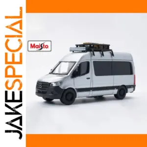 Silver Mercedes-Benz Sprinter MPV Diecast Model