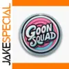 Goon Squad Cartoon Badge in Vibrant Swirls