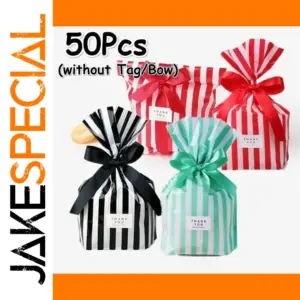 Vibrant Set of 50 Gift Bags for Occasions