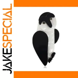 Acrylic Owl Brooch for Fashion Accessories