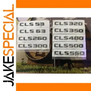 3D Black Letters Trunk Badge for Mercedes CLS