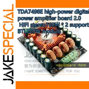 High-Power TDA7498E Stereo Amplifier Board