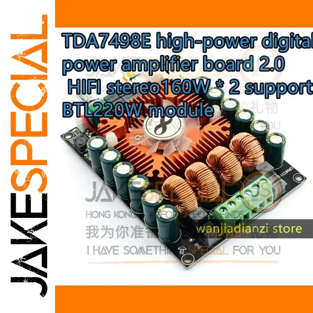 High-Power TDA7498E Stereo Amplifier Board 1 High-Power TDA7498E Stereo Amplifier Board