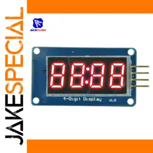 Red TM1637 4-Digit LED Display Module