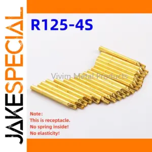 R125-4S Gold Plated Test Receptacle (20/100 pcs)