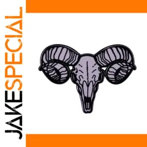 Ram Skull Brooch Alloy Gothic Punk Accessory