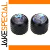 Abalone Guitar Control Knobs Set for 6mm Shaft