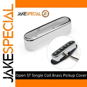 Brass Pickup Cover Set for Single-Coil Guitars