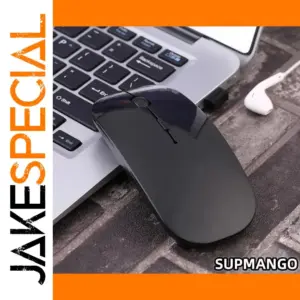Ultra-Thin Wireless Bluetooth Mouse for Laptops