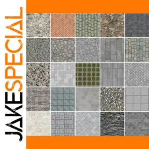 Miniature Road and Wall Sticker Set 21x29cm