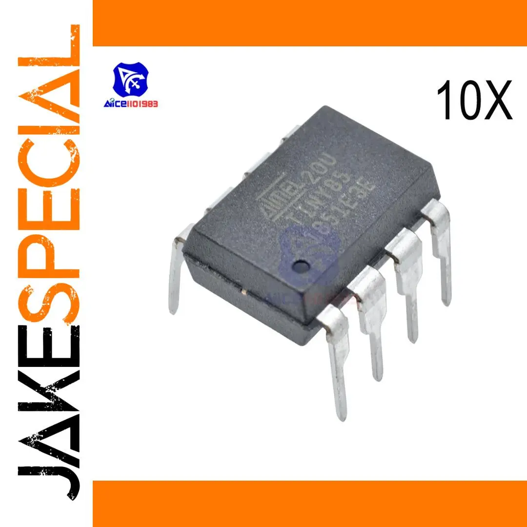 ATTINY85-20PU Microcontroller Set - 10 pcs 1 ATTINY85-20PU Microcontroller Set - 10 pcs