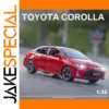 Red Toyota Corolla Diecast Model Car 1:32 Scale