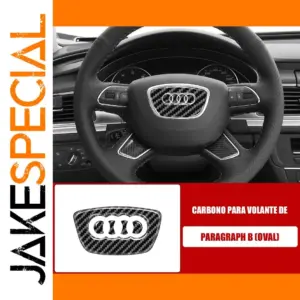 Carbon Fiber Audi Steering Wheel Trim for Models