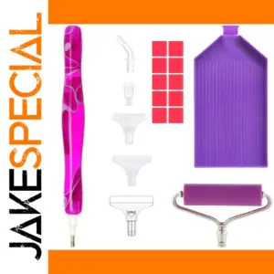 Vibrant Diamond Painting Pen Set with Interchangeable Heads