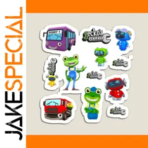 Colorful Magnet Set with Characters in Three Sizes