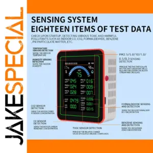 Indoor Air Quality Monitor with 13 Data Points