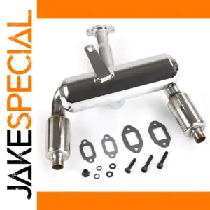 High-Quality CNC Silver Exhaust Pipe for RC