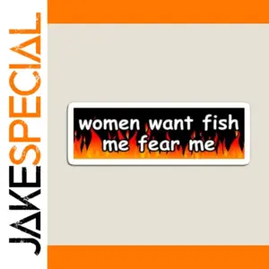 Fiery Flames Magnetic Refrigerator Sticker - Multiple Sizes