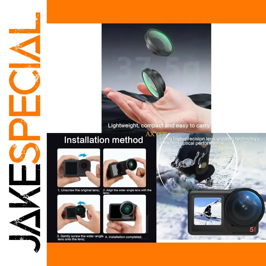 DJI Action 5 180° Wide-Angle Camera Lens 1 DJI Action 5 180° Wide-Angle Camera Lens