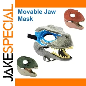 Realistic Dinosaur Jaw Mask for Adults