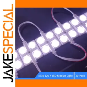 Waterproof 36mm LED Module with 4 SMD 5730 LEDs