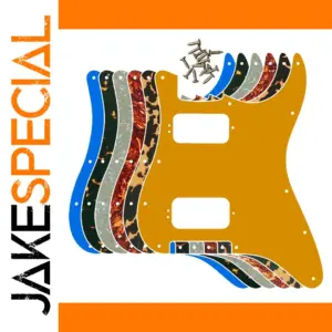 Custom 72' Style Strat Pickguard for HH Deluxe