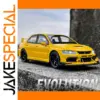 Vivid Yellow Mitsubishi EVO 1:32 Diecast Model