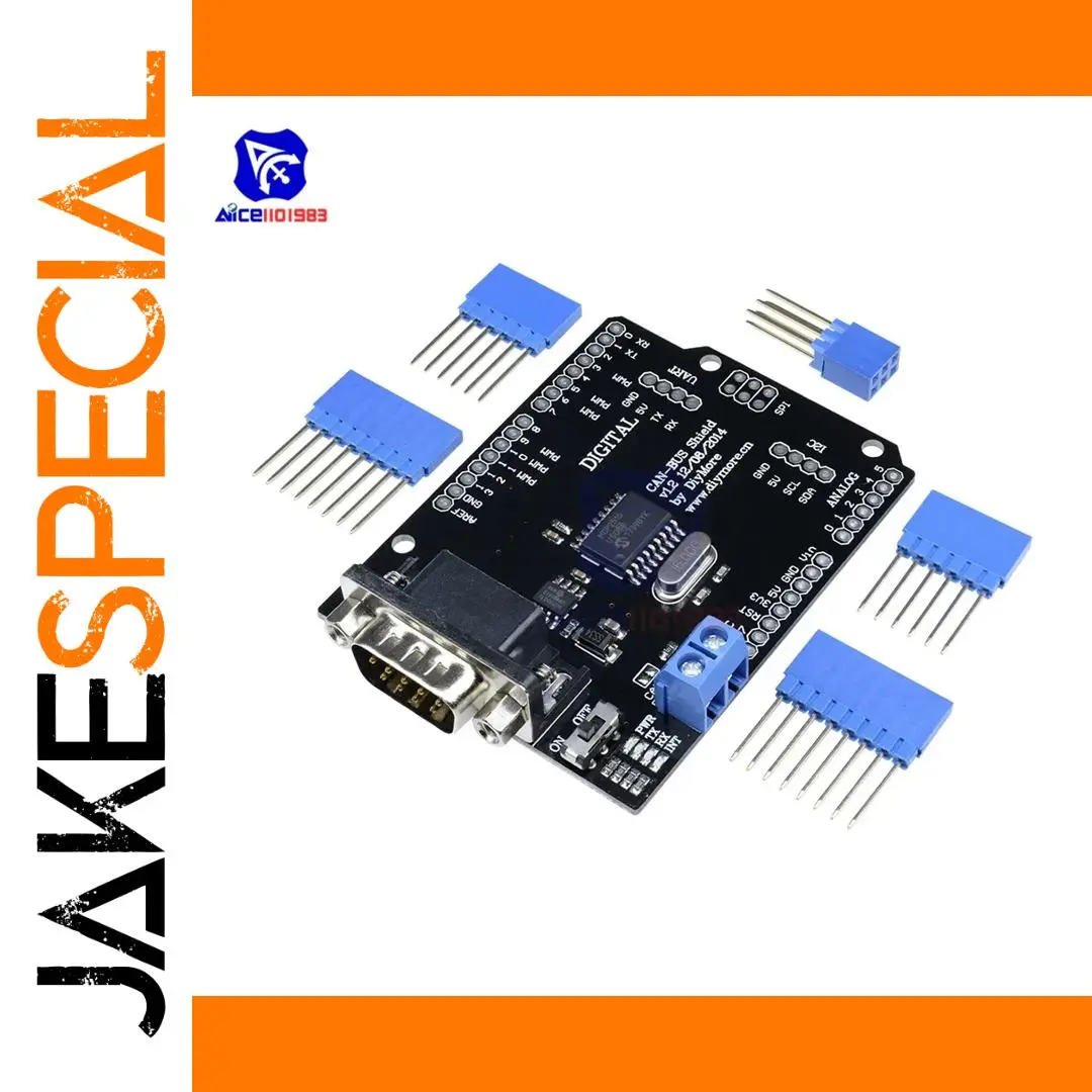 Black CAN-BUS Shield for Microcontrollers 1 Black CAN-BUS Shield for Microcontrollers