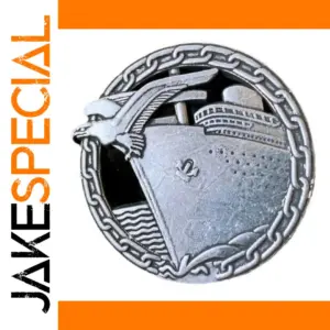 Prussian Sea Style 3D Metal Collectible Badge