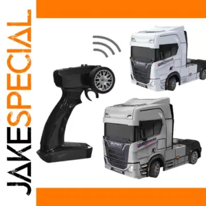 Mini RC Semi-Trailer Truck 1/43 Scale with Lights