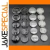Audi Hub Cover Set with 4 Waterproof Caps
