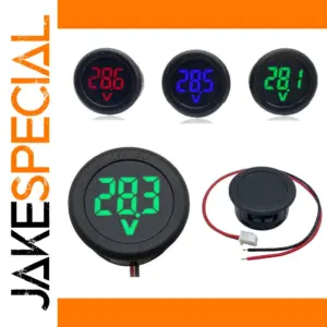 Circular Digital Voltage Meter for Panels
