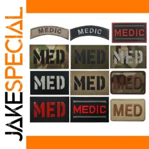 Military-Style Embroidered Medic Patch