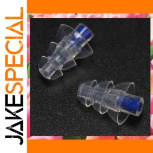 Blue Silicone Earplugs with Noise Reduction