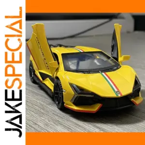 Yellow Revuelto Super Sports Car Model 1:32 Scale