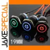 19mm Stainless Steel Push Button Switch with LEDs