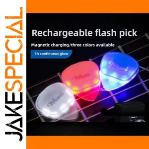 Vibrant LED Guitar Paddles for Folk Electric Guitars