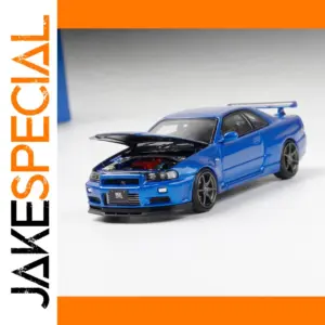 Nissan Skyline GTR34 V-SPEC 1:64 Diecast Model